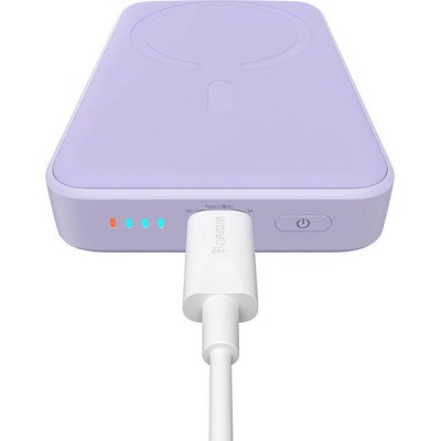 Baseues Magnetic Mini Powerbank 10000mAh 20W Purple